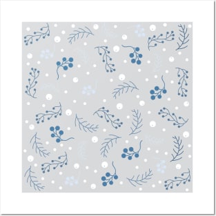 Winter Pattern Posters and Art